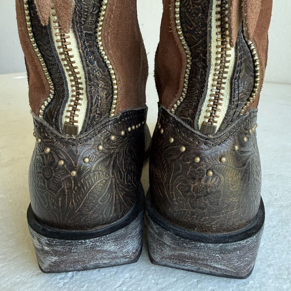 Ariat Women's 10008734 Western Cowboy Square Toe Boots shoes Size 9B - Picture 9 of 16